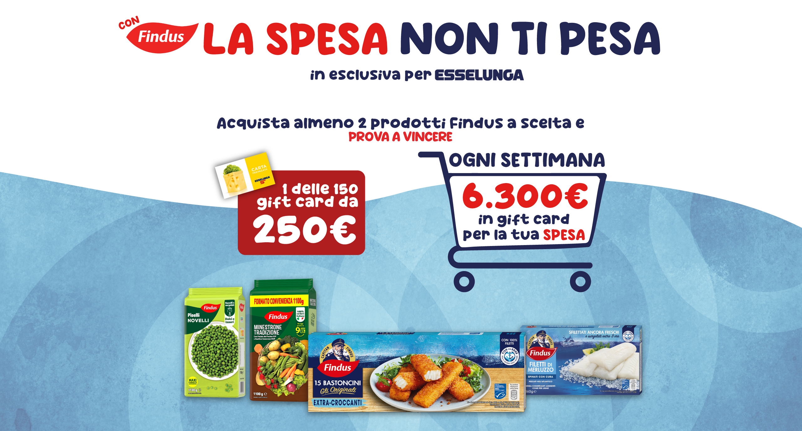 Acquista 2 prodotti Findus e partecipa al concorso!
